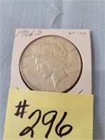 1926D Peace Silver Dollar - XF-AU
