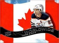 2020 Upper Deck NHL Worldwide WW-7 Connor McDavid