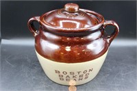 Vintage Monmouth Boston Baked Beans Covered Crock
