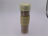 Roll (40) BU 1963d Jefferson Nickels Coins