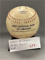 1960's Philadelphia Phillies Baseball Bank