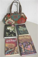 Purse w/ 4 Books - Includes 2 Harry Potter