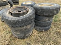 Assorted tires & rims (8)