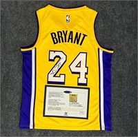 Signed Kobe Bryant LA Lakers NBA Jersey w/COA