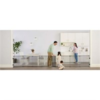 Super Wide Adjustable Baby Gate and Play Yard