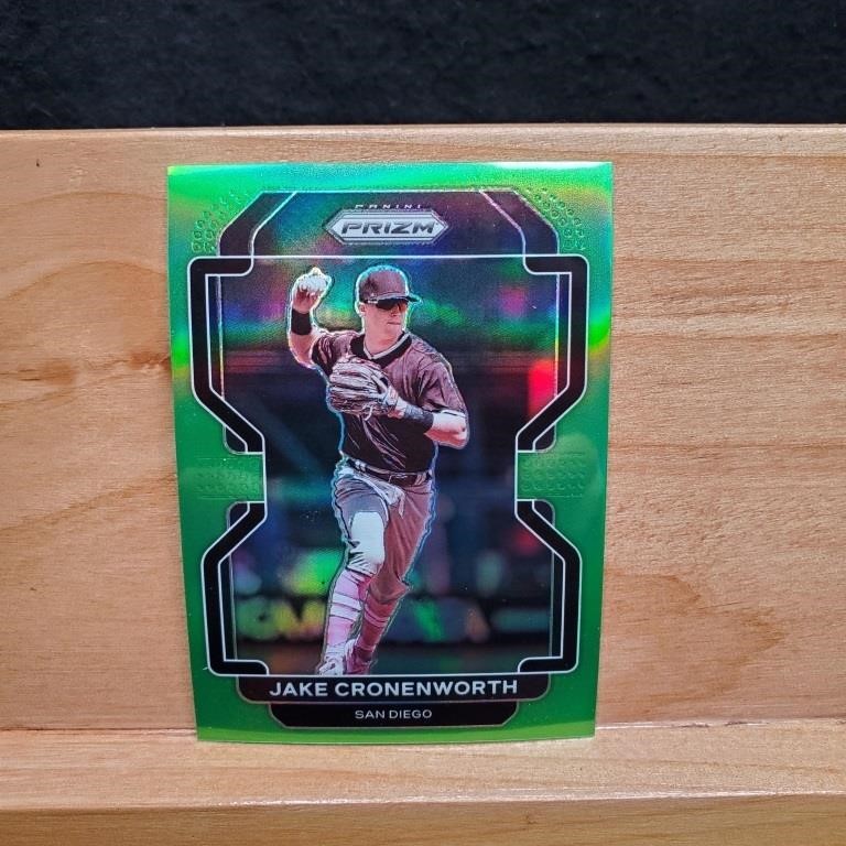 2022 Prizm lime green Jake Cronenworth 124/125 PRI