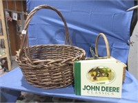 Baskets and John Deere book