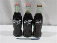 3 Coca Cola Bottles Bangladesh, Pakistan, Brazil