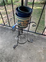 Flower Pot Stand & Pots