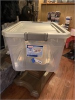 19gal Plastic Storage Tote