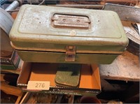 13" Metal Tool Box & Others