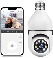 Light Bulb Security Camera Wireless Indoor
