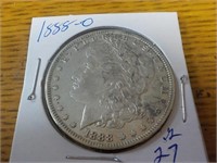 1888 O Silver dollar
