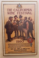 The California Wine Festival by D E dini - signed