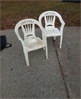 Plastic Outdoor Chair Set