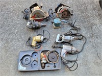 (8) Assorted Vintage Power Tools, Untested