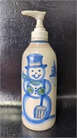 M.A. Hadley Pottery Snowman Soap or Lotion