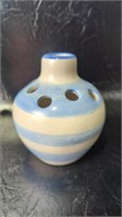 M.A. Hadley 4" Vase Pottery Flower Frog holder