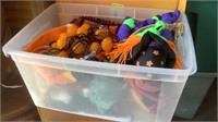 Tote Of Halloween Decorations