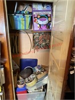 Closet Full of Crafting Supply- Buttons, &