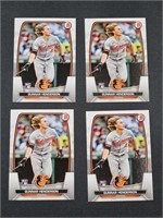 Lot of 4 Gunnar Henderson Orioles Rookie Cards