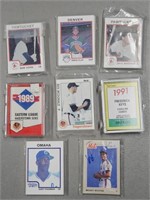 Lot of 8 Minor League Card Sets with 3 Orioles Se-