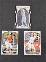 Lot of 3 Jackson Holliday Orioles Rookie Cards