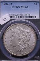 1902 O PCGS MS62 MORGAN DOLLAR