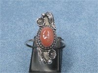 S.S. Tested Coral Ring