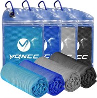 $13  YQXCC 4pk Cooling Towel (40x12) Colors Vary