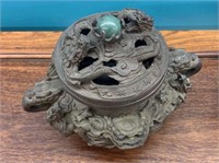 Dragon pattern incense burner