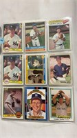 Tommy John cards 4 sheets