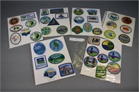 (41) Girl scout council patches