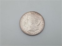 1889 Morgan Silver Dollar US Coin Excellent cond