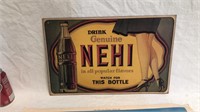 Vintage Nehi cardboard sign