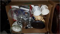 BOX OF MISC. HOUSEHOLD & COLLECTIBLES