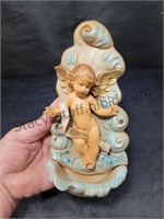 Vintage Fontanini Angel Italy Holy Water