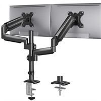 HUANUO Dual Monitor Mount up to 32 inches Screens,