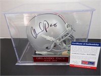 ORLANDO PACE SIGNED AUTO OHIO STATE MINI