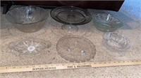 Vintage Cake Plates, Glassware, & Crystal