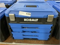 KOBALT TOOL BOX ** SOME ITEMS MAY BE MISSING