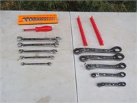 SNAP ON 1/4" METRIC SOCKETS /  LINE WRENCHES