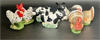 Farm animals Collectible Salt and Pepper shakers