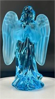 Blue Fenton Angel Figurine