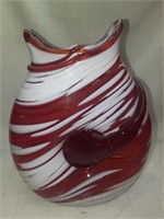 James Hayes Signed Art Glass Vase - 6.5"