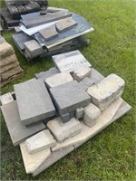 2 pallets assorted color and style brick