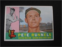 1960 TOPPS #15 PETE RUNNELS RED SOX VINTAGE