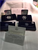 Two White House 200th Anniversary Silver Dollars