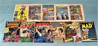 1952 MAD Magazine First Issue and 10 other comics