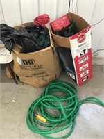 Christmas Tree, Garden Hose, Greenery